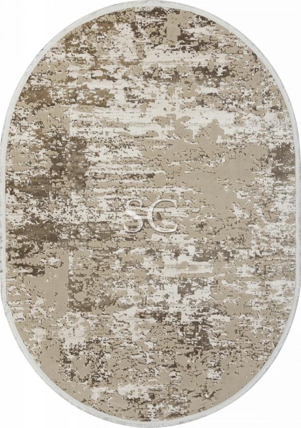 Ковер Dolce F201 beige овал