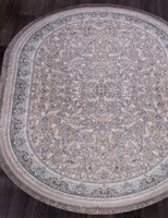 Ковер Иранский Farsi 1200 G256 light grey овал