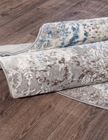 Ковер Armina 03853 blue/blue круг