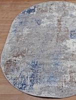 Ковер Armina 03853A blue/blue овал