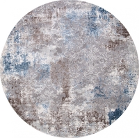 Ковер Armina 03853 blue/blue круг